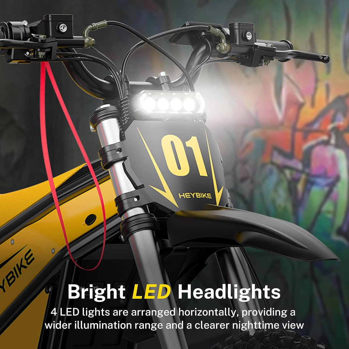 Electric Dirt Bike for Adults, 52V 26AH Battery Ebike, 14"/12" Fat Tire Electric Motorcycle for Teens, UL 2849