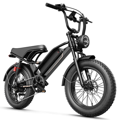YareYi Electric Bike for Adults 20", 3000W Peak E-Mountain Bicycle, 32MPH Fat Tire Ebike, 48V 20Ah Removable Battery UL2849